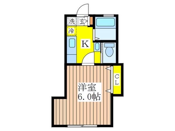 パ－シモンヒルズの物件間取画像